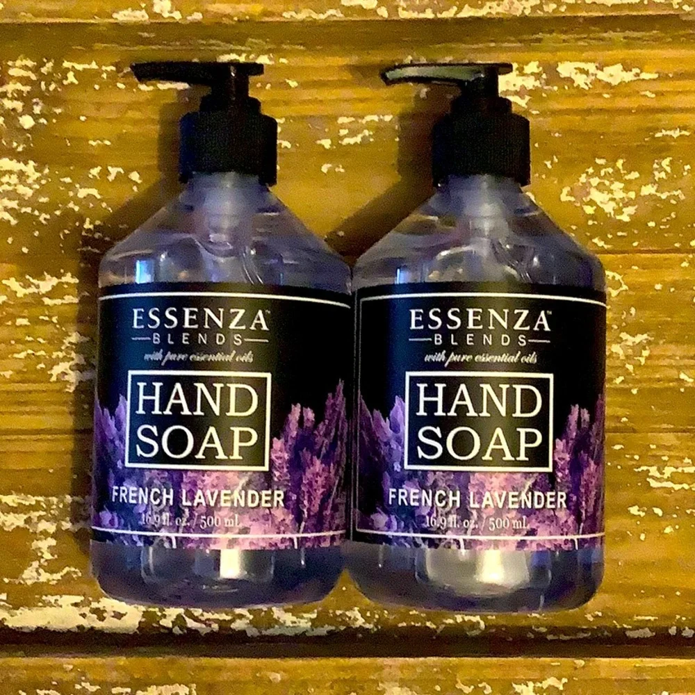 TWO (2) FRENCH LAVENDER ESSENZA BLENDS LUXURY HAND SOAP